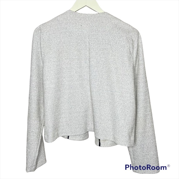 J. Crew 365 boucle blazer jacket open front size large - Picture 5 of 5